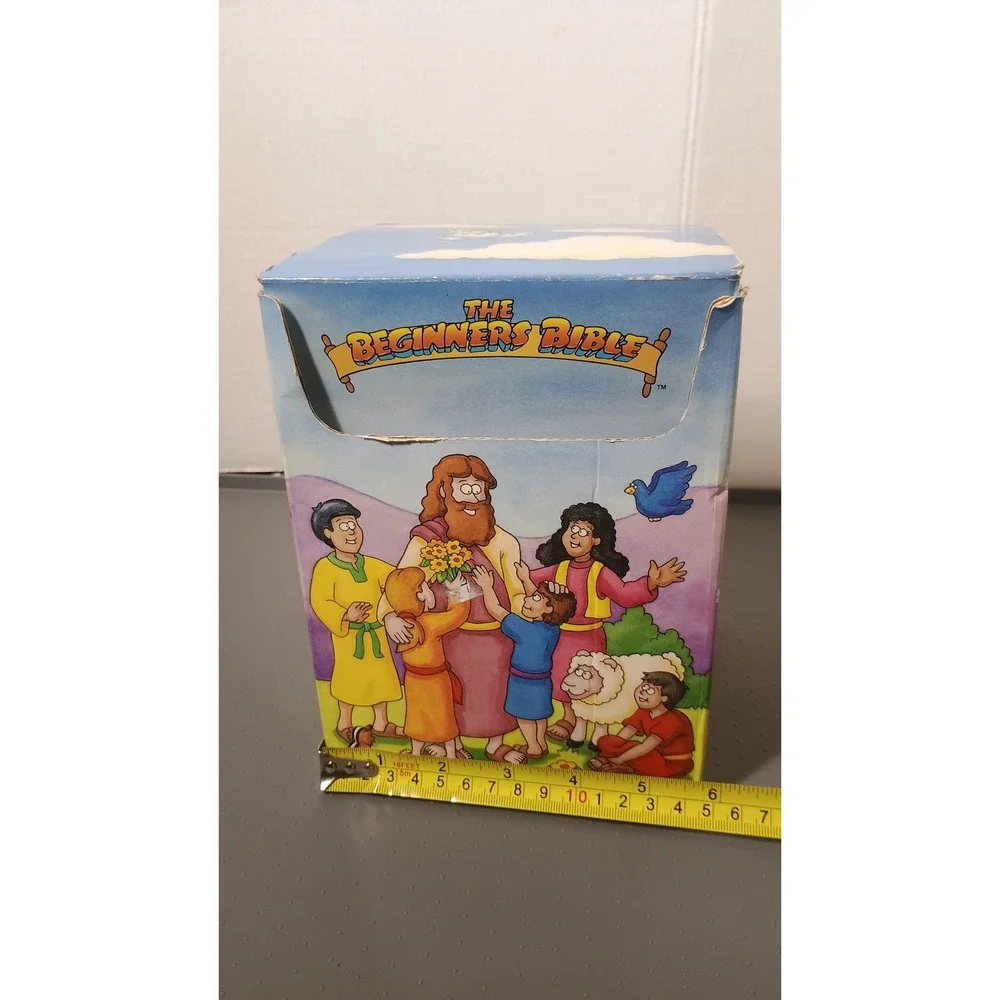 Grolier The Beginners Bible Flashcards Kids OS Blue Good Religious Educational